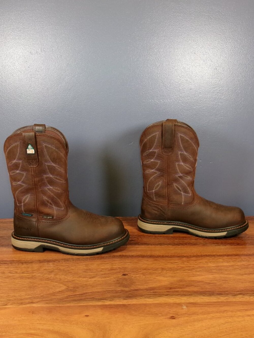 Ariat Riveter CSA Glacier Grip Waterproof 400g Composite Toe Work Boot 5.5 B